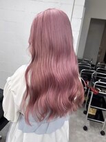 リア(riah)&nbsp;ダブルカラーミルクティーベージュレイヤーカット韓国ヘア