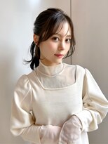 シースルーバング/顔まわりカット/ヘアアレンジ/おくれ毛