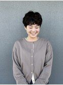 パーマショートマッシュ