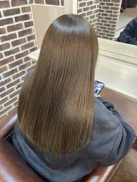 ル クール 青葉台(Le couel) ケアカラー　オリーブベージュ