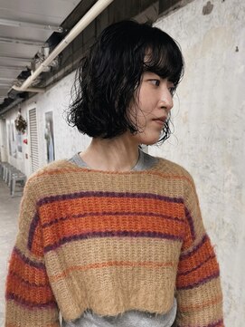 ロジ(loji) くしゃっとボブパーマ