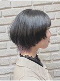 ショートウルフ/インナーカラー/ショートボブ/マッシュショート