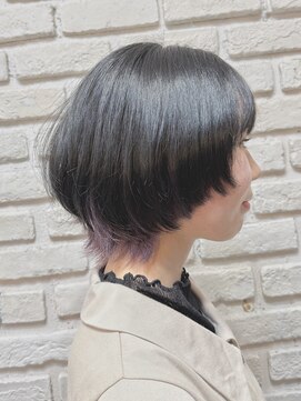 ビランチェ 池袋(bilancia) ショートウルフ/インナーカラー/ショートボブ/マッシュショート