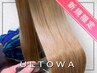 【新規限定!極上ケア】カット+ULTOWA髪質改善トリートメント￥12800→￥9000