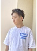 2ブロ刈り上げ×メンズショート