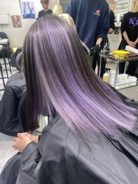 ペレ 渋谷(PELE) ホワイトグレージュ/デジタルパーマ/チェリーブラウン/渋谷