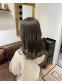 乾かすだけでキマる髪/馴染むハイトーンケアカラーグレージュ