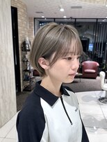 アース 荻窪店(HAIR&MAKE EARTH) ハイトーン丸みショート