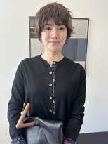 アンフェインド02(UNFEIGNED 02)&nbsp;ショートヘア/黒髪カタログ/オリーブグレー/小顔/伏見/栄