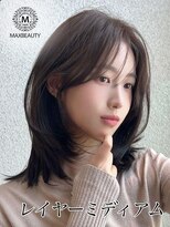 マックスビューティーギンザ(MAXBEAUTY GINZA)　&nbsp;くびれレイヤーミディアム☆銀座