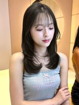 グロー 大宮(GLROW) レイヤーカット ミディアム 顔まわりカット