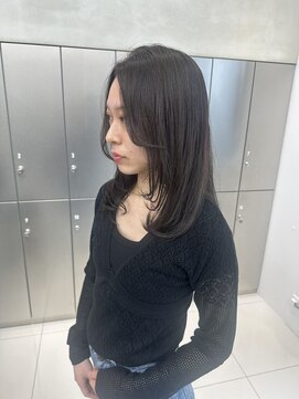 ザザ ZA/ZA 茗荷谷 顔周りレイヤー/ハッシュカット