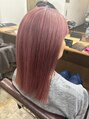 ヘアメイクアクト 都賀店 派手髪ピンク!可愛いぃです(*≧∀≦*)都賀/都賀駅/髪質改善