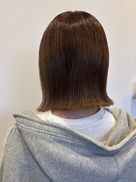 切りっぱなしボブ