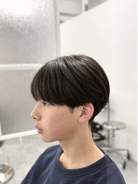 刈り上げシースルーマッシュ