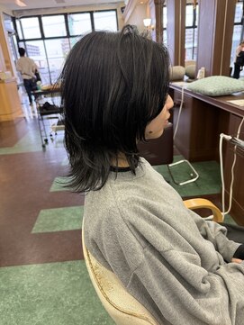 シャンプー ボーイ 宮崎柳丸店(SHAMPOO BOY) ウルフカット