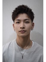 ヨシザワインク プレミアム 横浜 桜木町店(YOSHIZAWA Inc. PREMIUM) 20代30代短髪ツーブロ刈り上げセンターアップバング