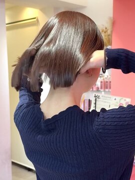 ロンドヴァリー 渋谷店(Lond vallee) ミニボブレイヤー/レイヤーカット/ショートボブ/顔周り韓国/渋谷