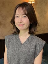 ロンド 銀座(Lond)&nbsp;☆春日☆ニュアンスウルフワンホンレイヤーダークブルーボブ66