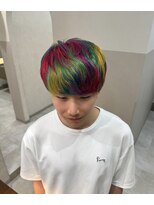 ジーナ オム 札幌(Zina Homme) レインボーカラー*ハイトーン*メンズカット*Zina Homme札幌