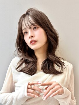 アンセンス バイ モードケイズ(ANSENS by Mode K's) ふんわり可愛い韓国風レイヤー【顔周り/フェイスレイヤー】