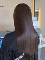 リエンスクレア(RIENS xrea)&nbsp;艶感ショコラブラウン × 川田那々海 ( 髪質改善 )