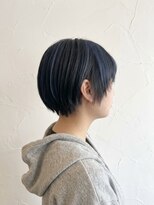 モップス 金沢文庫店(MOPS)&nbsp;丸みショート×ブルーハイライト