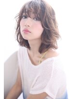 マリアバイアフロート(Maria by AFLOAT) 【重山】3Dカラージグザグバングミニマムボブノットヘア30.40代