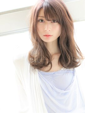 ヘアープロデュース ジェネシス(hair produce genesis) ◇genesis◇無造作セミロング×透明感ベージュカラー