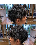 ネイビー(NAVY)&nbsp;お客様スタイル☆くせ毛風パーマイメチェンビジカジ