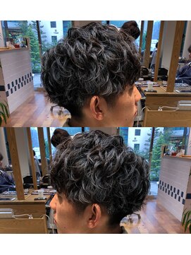 ネイビー(NAVY) お客様スタイル☆くせ毛風パーマイメチェンビジカジ