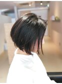 ボヘミアンムードな夏ボブ
