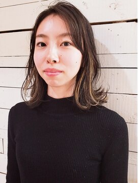 テイルウインド(Tailwind) ことりベージュハイライトインナーカラー/酸性デジタルパーマ