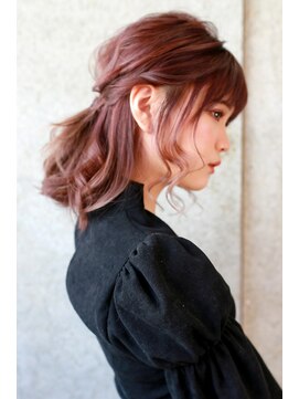 エステージ 鳳店(S-TAGE) ピンクカラー×ミディアム