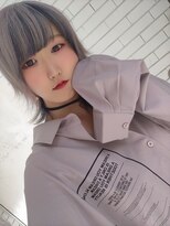 リアイス(Re:ICE)&nbsp;ミニウルフ/くすみブルー/流れるレイヤー/インナーハイライト