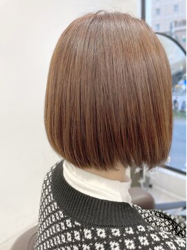 アッシュ 高円寺店(Ash) 明るめベージュブラウンのさらさらボブ★★