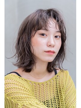 メーヴェ(Mowen) mowen 南堀江 パーマボブ×ニュアンスウェーブ×アンニュイ