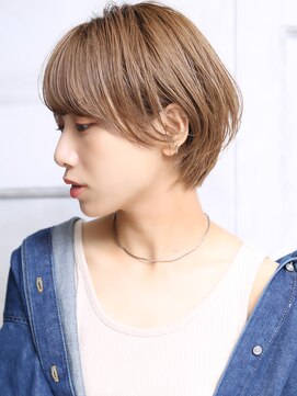 無垢(muku) 大人可愛い小美髪ツヤ髪前下がりショートボブ丸みショートB5