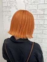 プライズ 錦糸町北口店(prize)&nbsp;オレンジカラー/ボブ/暖色カラー/派手髪【錦糸町/錦糸町北口】