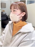 【 Ｉ. 】30代からのナチュラル前下がりショートボブ　川口