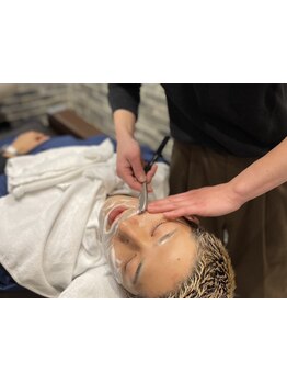 居心地抜群◎本格シェービングで髭,眉毛など細部まで整えて清潔感UP<理容室>[御徒町/メンズ/MEN'S/学割U24]