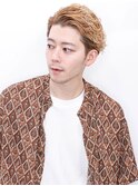 束感ショートマッシュパーマウルフ波巻きハイライト302
