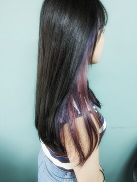 オリーブ(OLIVE) インナーカラー_パープル&ピンク