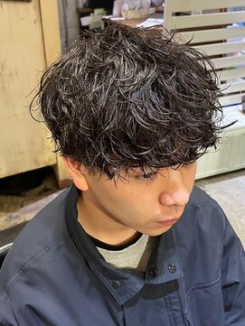 メンズココ 清澄白河店(MENS COCO) 無造作パーマ波巻きパーマ波巻きスパイラルパーマツーブロック