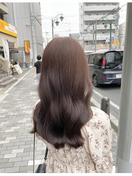 ピュア ポイント 和光店(PURE POINT) ブリーチ無しカラー/韓国系/透明感ブラウン