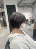 【Lee大阪店】丸みボブ×ハイライト/新出
