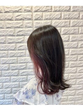 ローブ(L'aube) インナーカラーローズピンク