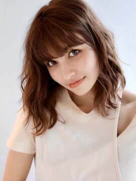 アンドレイ 表参道(andrey) 魅力倍増カール/セミディ/シアーカラー/姫カット/ダークアッシュ