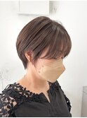 白髪ぼかしショートボブ【suiw】昭和町/天王寺/阿倍野