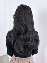 アイティーバイアルバム 八王子店(IT by ALBUM)&nbsp;アッシュブラックレイヤーロンググレージュカラー_ba501471